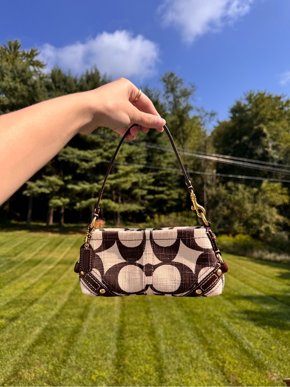 MICRO vintage Coach Carly Y2K bag